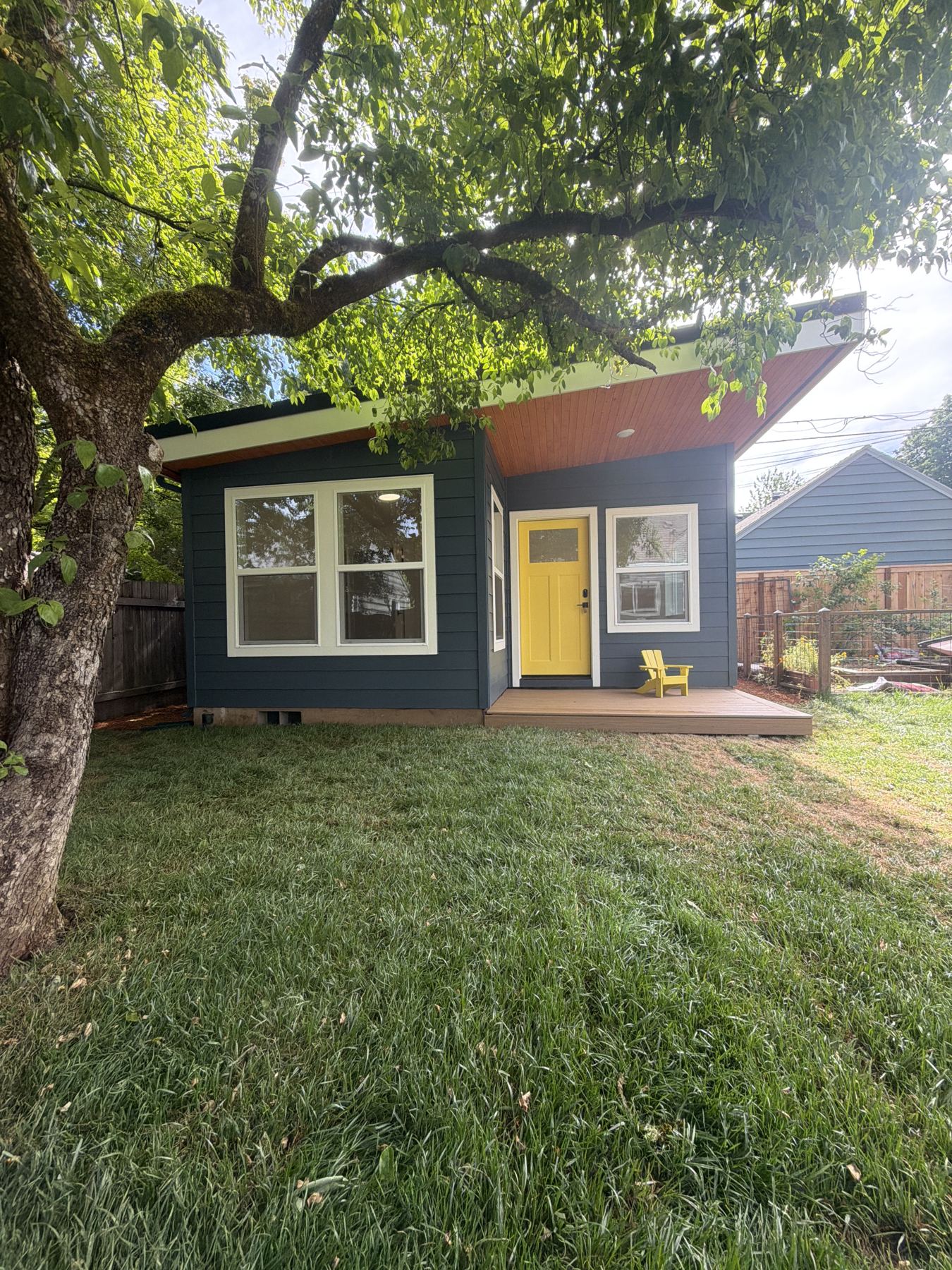 Siding going on
