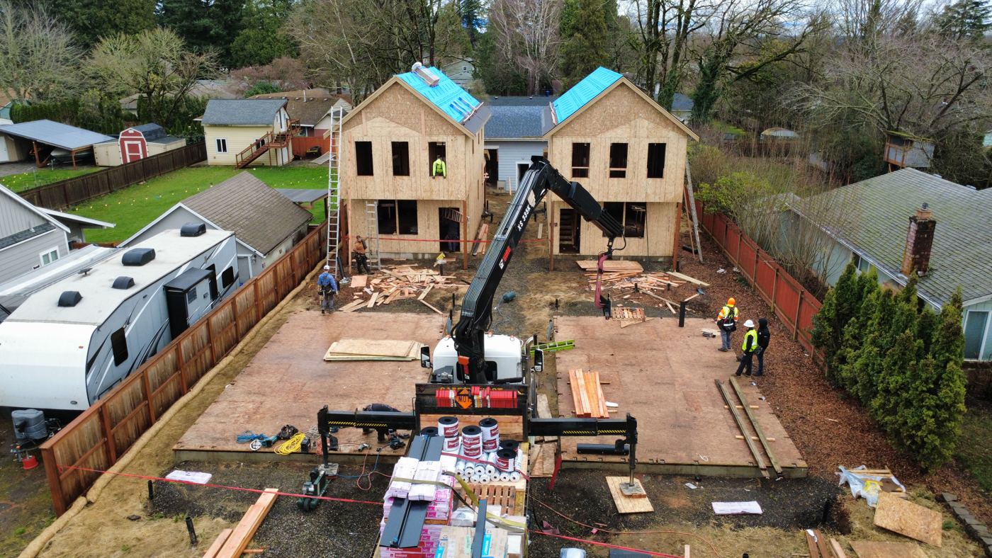Framing under way
