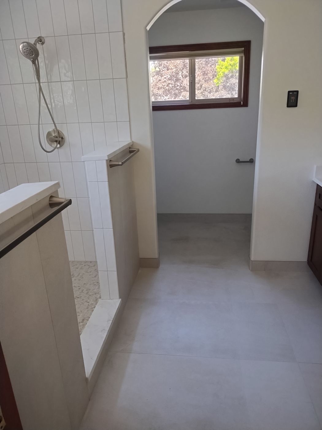 Shower with window kept for daylight